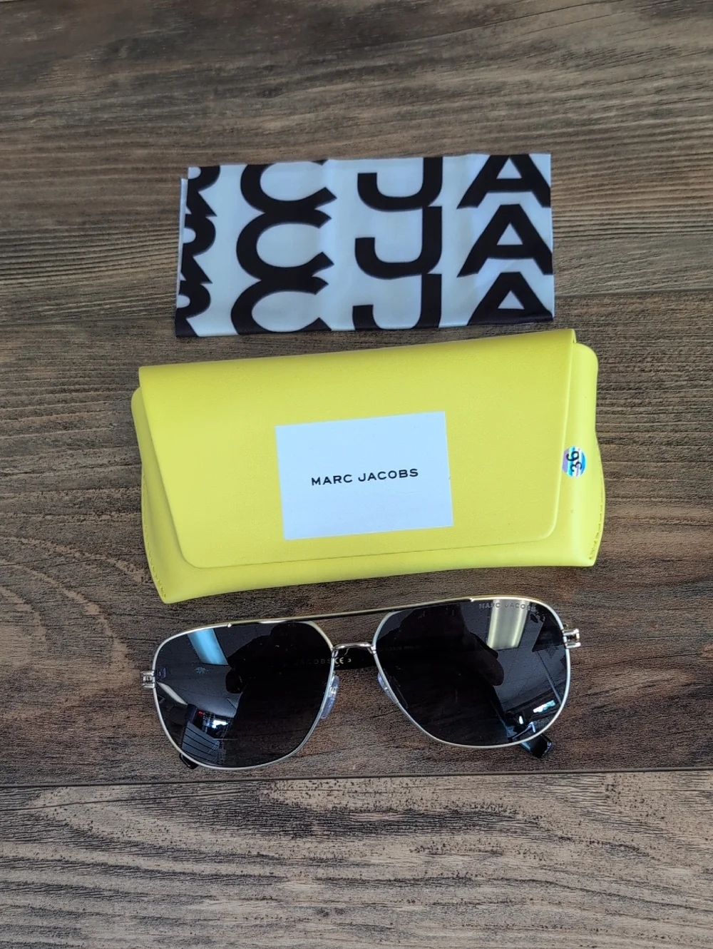 Marc Jacobs Marc 633/S RHL90 Men's Aviator Sunglasses with Case/Cloth       M462